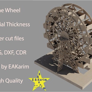 Wheel laser cut, laser cut vectors, Laser cut project. Create miniature wheel with laser cut vectors. Glowforge, Laser cut.