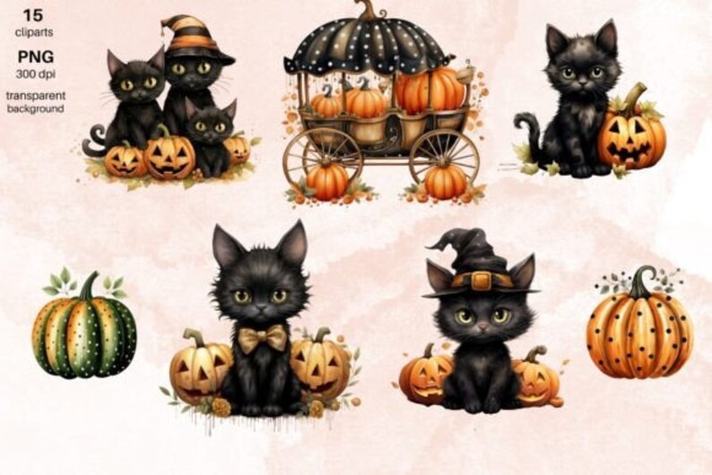 Witch Watercolor Clipart Bundle - PNG Images, Witchpunk, Halloween ...