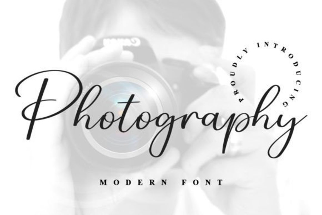 Photography Font, Cricut Font, Cursive Font, Procreate Fonts ...