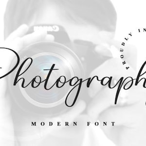 Photography font, Cricut font, Cursive Font, Procreate Fonts, Commercial Font, Canva Font, files for cutting machine, Cricut fonts, font