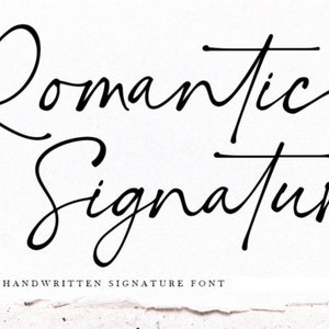 Fuente de firma manuscrita, Fuente romántica, Fuente Cricut, Fuentes para Cricut, Fuente Procreate, Fuente moderna, Fuente instalable, Descarga instantánea