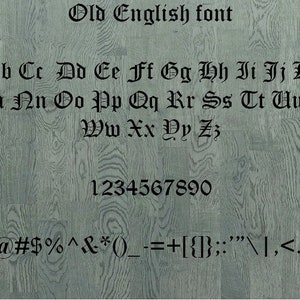 OLD ENGLISH FONT Svg, Png, Old English Alphabet Clipart, Alphabet for cricut, Svg files for cricut, Instant Download