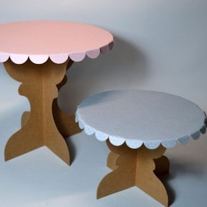 Lasergesneden cake stand Svg-bestanden, vectorbestanden voor hout lasersnijden, lasersnijden, digitale bestanden, Glowforge, Instant download