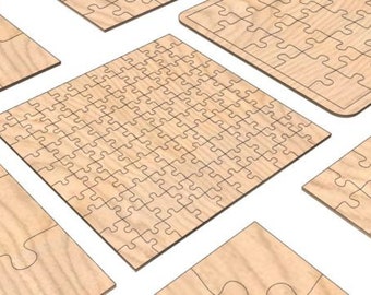 PUZZLES SVG, Puzzles laser cut, Puzzle Templates, Svg, Dxf, Ai and Dwg files, Heart puzzle, Instant download