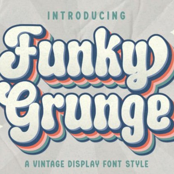 FUNKY GRUNGE FONT Svg, Funky Grunge Alphabet, Funky Grunge Letters and numbers svg for cricut, Silhouette, Funky signs - Instant download