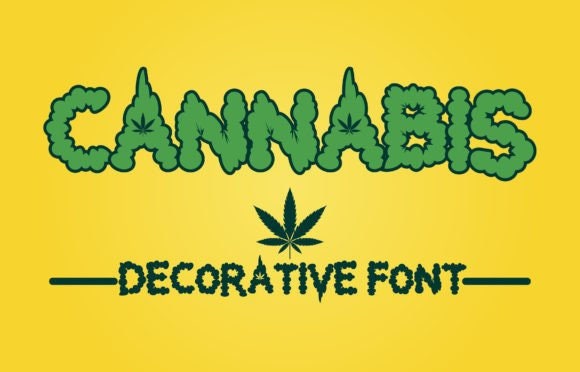 CANNABIS FONT SVG, Cannabis Alphabet, Cannabis Letters and Numbers Svg ...
