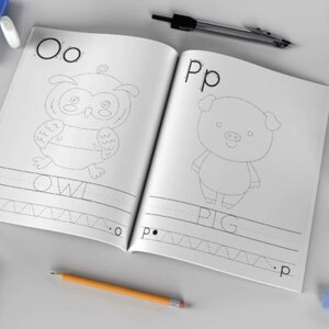 Letter and Number Tracing Workbook | 276 Tracing Pages | Kindergarten ...