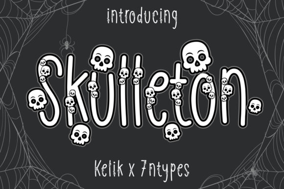 Skeleton Alphabet Letters for Halloween Clipart Commercial Use, Decorations, Banners and Signs, DIY Crafts Cricut & Trick or Treat Decor