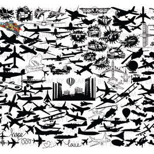 Pacote de silhuetas SVG de 123 AVIÕES | Download digital | Avião Svg, Avião, Avião de passageiros, Avião svg, Tanque svg, Força aérea svg