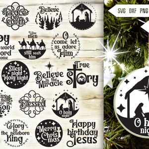 NATIVITY SVG, Nativity Scene Svg, Nativity SVG, Png, Dxf, Christmas, Jesus svg, Nativity scene, Nativity ornaments, instant digital download