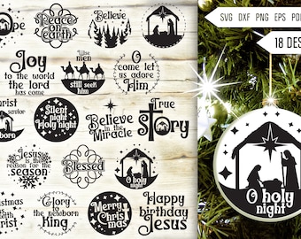 NATIVITY SVG, Nativity Scene Svg, Nativity SVG, Png, Dxf, Christmas, Jesus svg, Nativity scene, Nativity ornaments, instant digital download