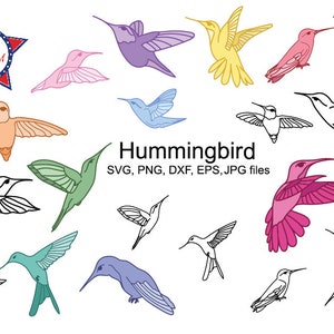 Hummingbird SVG, Bird Svg, Flying Bird Svg, Hummingbird Cricut, Bird Clip Art, Hummingbird Clipart, Cut Files for Cricut, Bird Silhouette