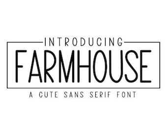 Lot de polices Farmhouse - polices pour artisans, polices Cricut, polices Farmhouse, polices rustiques, polices country, polices pour Cricut, polices Procreate
