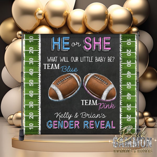 Football Gender Reveal Etsy