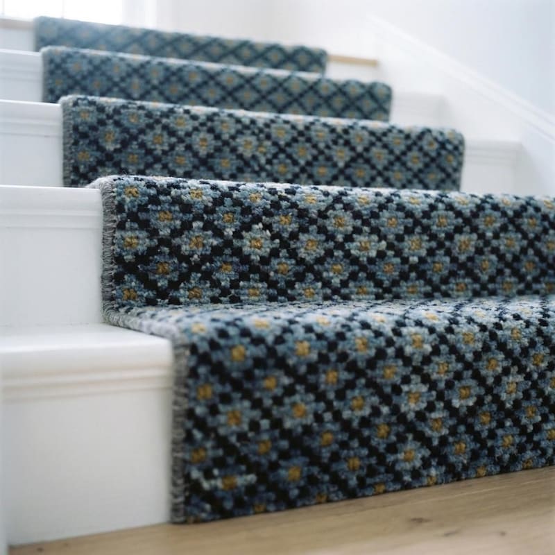 Custom Rugs Blue Blue Runner Rug - Etsy UK