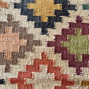 Its custom size options, including 9x12 ft, 10x14 ft, and runners, ensure the perfect fit for any space, whether used as a centerpiece or an accent piece.
