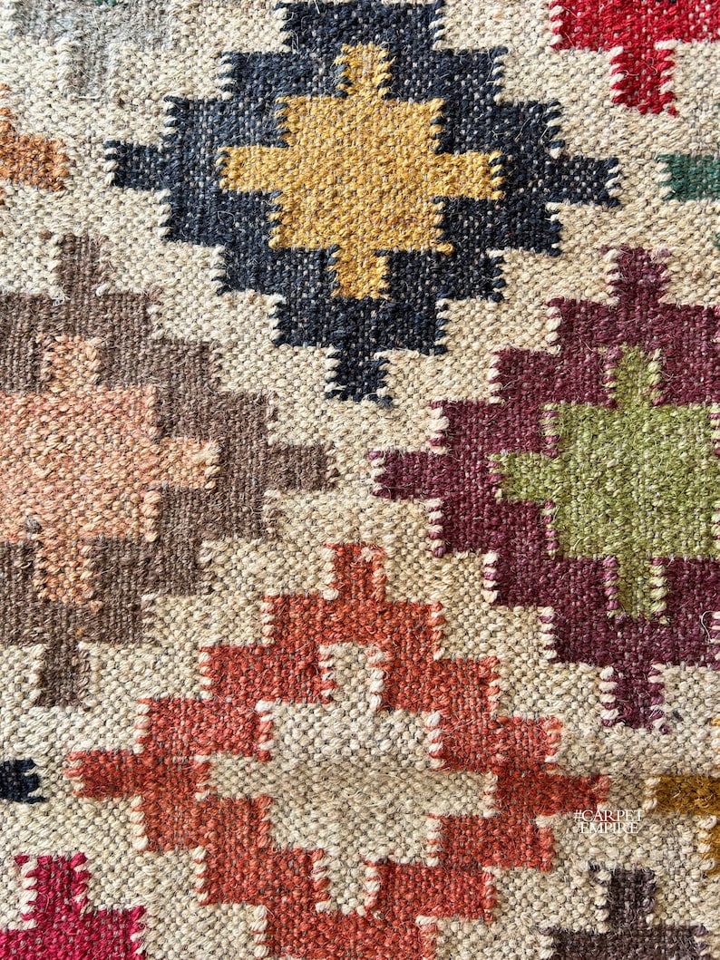 Its custom size options, including 9x12 ft, 10x14 ft, and runners, ensure the perfect fit for any space, whether used as a centerpiece or an accent piece.