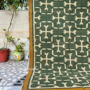 making it a practical yet stylish choice for any home. Available in custom sizes to suit your needs, this rug is more than just a floor covering; it's a piece of art that tells a story.