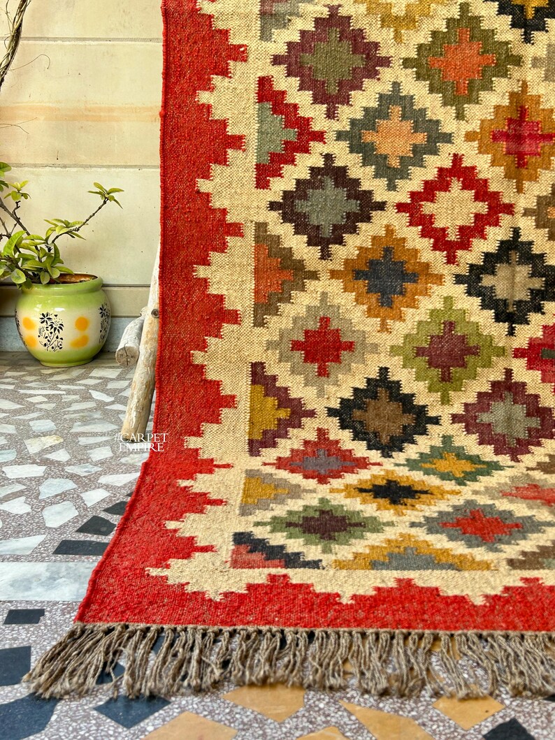 this rug brings warmth, character, and a timeless aesthetic to any living room, bedroom, hallway, or staircase.