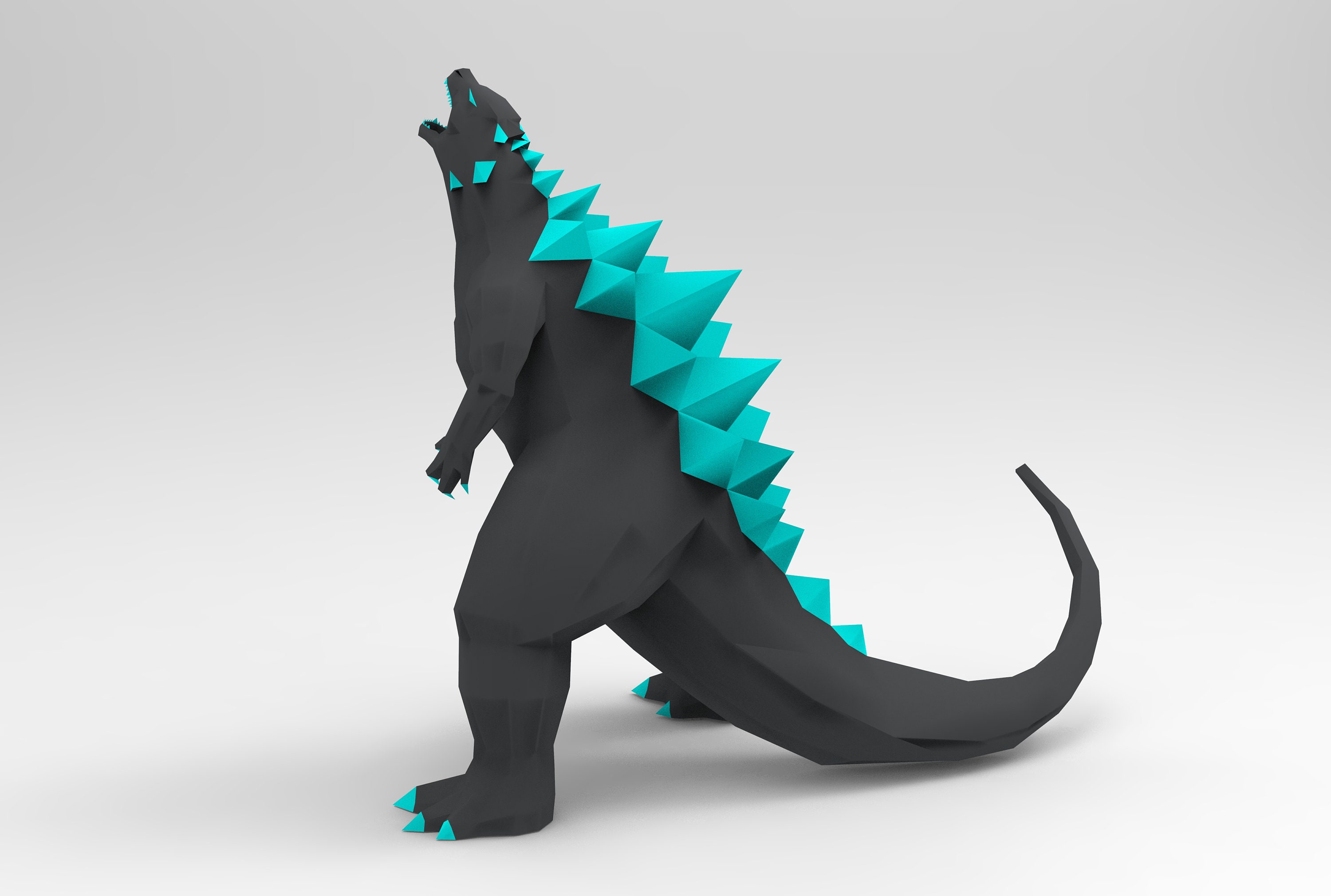 GODZILA PAPERCRAFT Etsy
