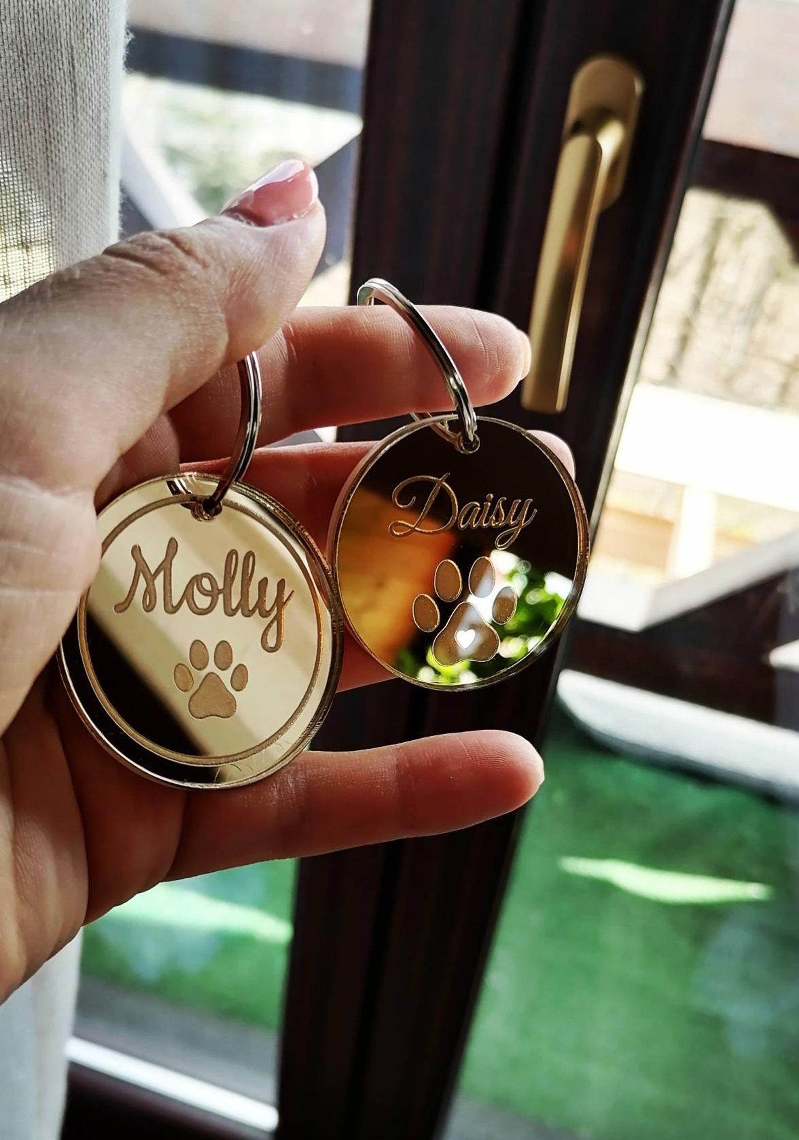 Personalisiertes Halsband Tag Hund Name Katze Graviert Tag Pet Etsy