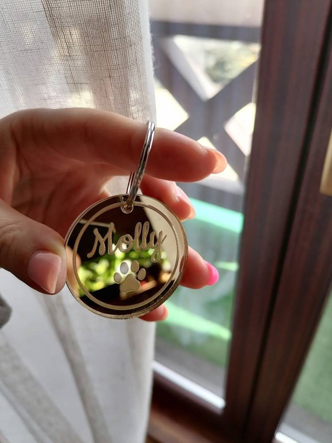 Personalisiertes Halsband Tag Hund Name Katze Graviert Tag Pet Etsy