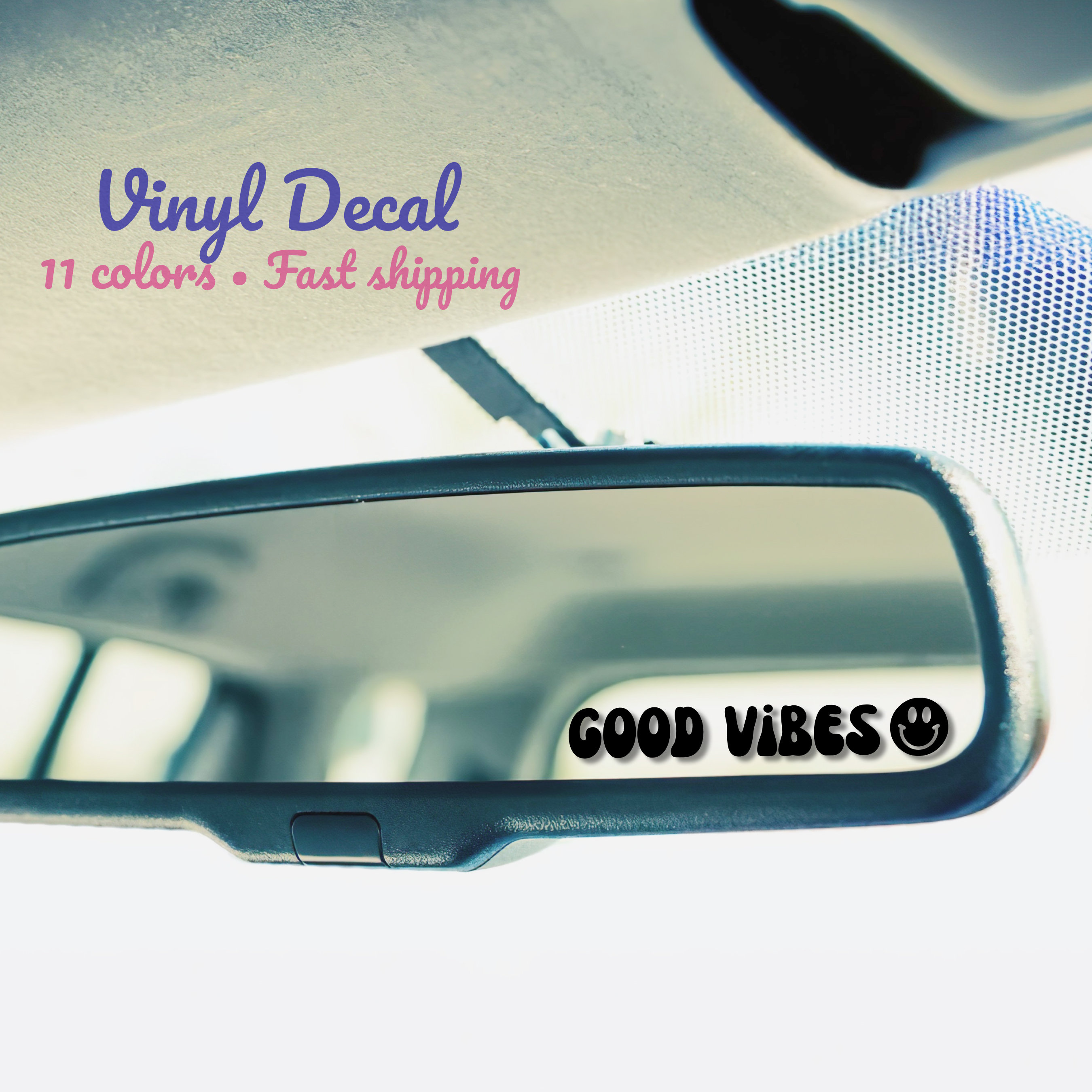Good Vibes Only Mirror Decal, Mirror Affirmation Sticker, Motivational Wall  Art, Inspirational Home Decor, Car Decal, Inspirational Vinyl Decal