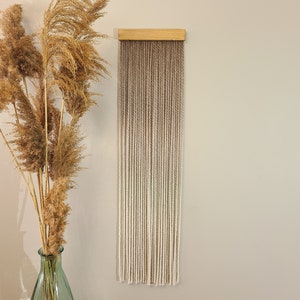 Natural Neutrals - Handmade Textile Fiber Art Tapestry, Wall Hanging, Boho Decor