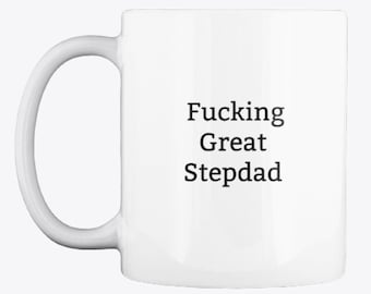 Tazza patrigno, maleducato, regalo patrigno, regalo per la festa del papà, patrigno, ti amo papà, migliore di sempre, secondo padre, regalo di nozze, regalo divertente, CoffeeMug, tazza, 11,oz