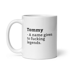 Tommy Becher-Lustige Tommy Becher-Tommy Geburtstagsbecher-Geschenk für Tommy- Becher für Tommy-Tommy ist eine Legende