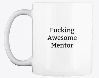 Mentor cadeau-cadeau voor mentor-mentor mug-mentor dank u gift-mentor waardering gift-mentor pensioen cadeau-fucking grote mentor-coach cadeau