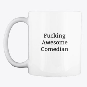 Caneca de comediante incrível - caneca rude e engraçada para comediante - presente para pessoa engraçada em quadrinhos - caneca de comédia - amigo engraçado - canecas rudes - suporte para cima - 11 onças