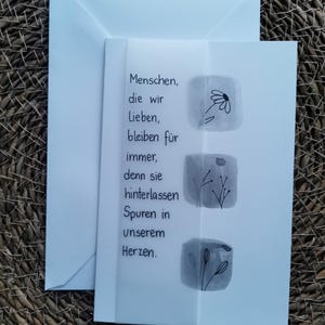 Rouwkaart “Mensen van wie we houden” – Rouw-, condoleance-, medelevenkaart