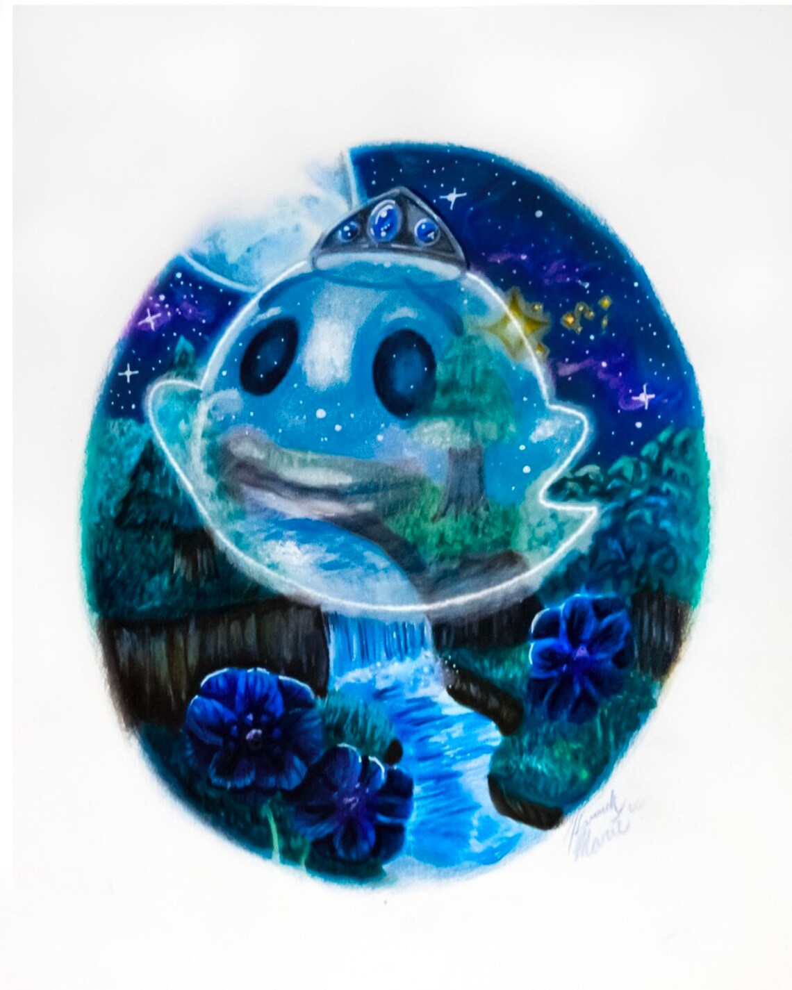 Animal Crossing Wisp PRINT Wall Art Wall Decor Gamer Room Etsy