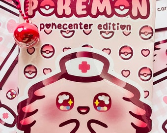 Sobre de Chansey, bolsa con productos de pocket monsters, poke center