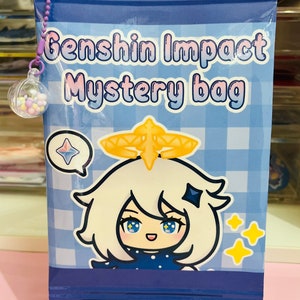 Borsa Genshin Impact Mystery, linda papilería kawaii