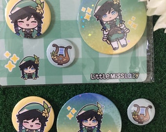 Chapas Venti pin button badges