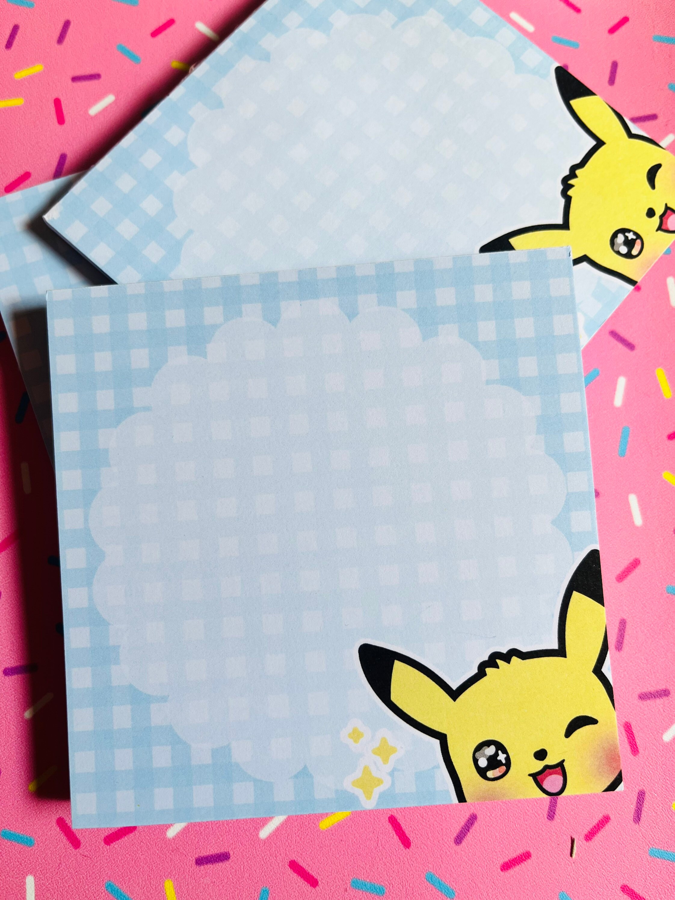 Bloc De Notas Pikachu pokémon Cute Stationery Kawaii | Etsy