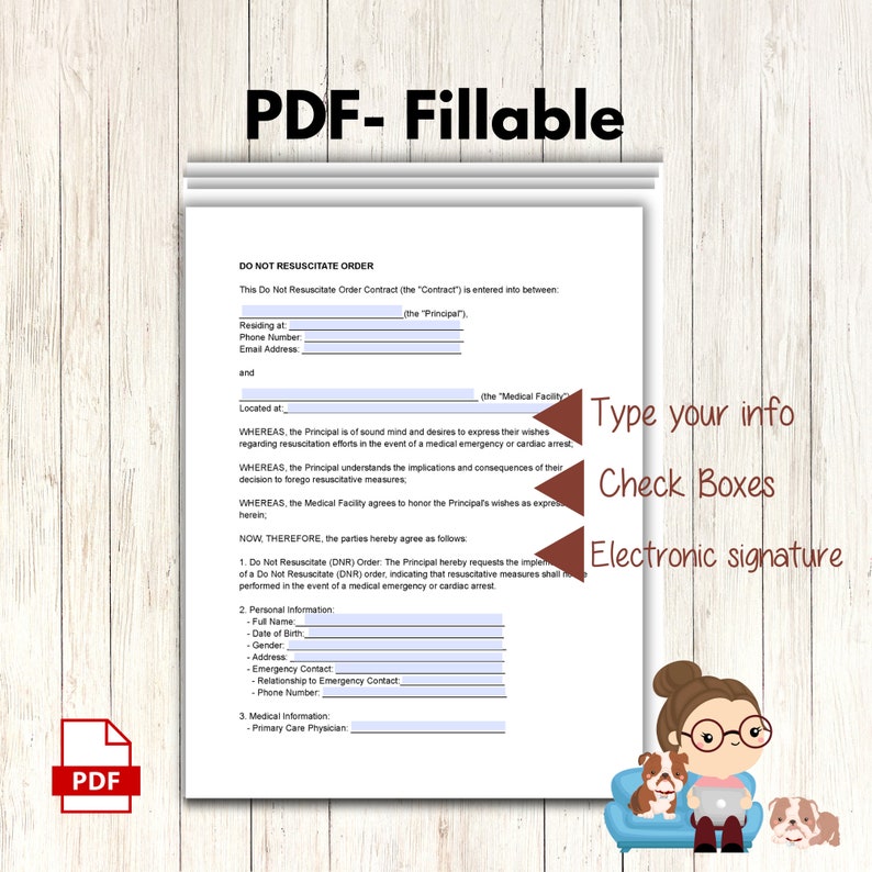 Do Not Resuscitate, DNR, Care for Elderly, Home Care Printable