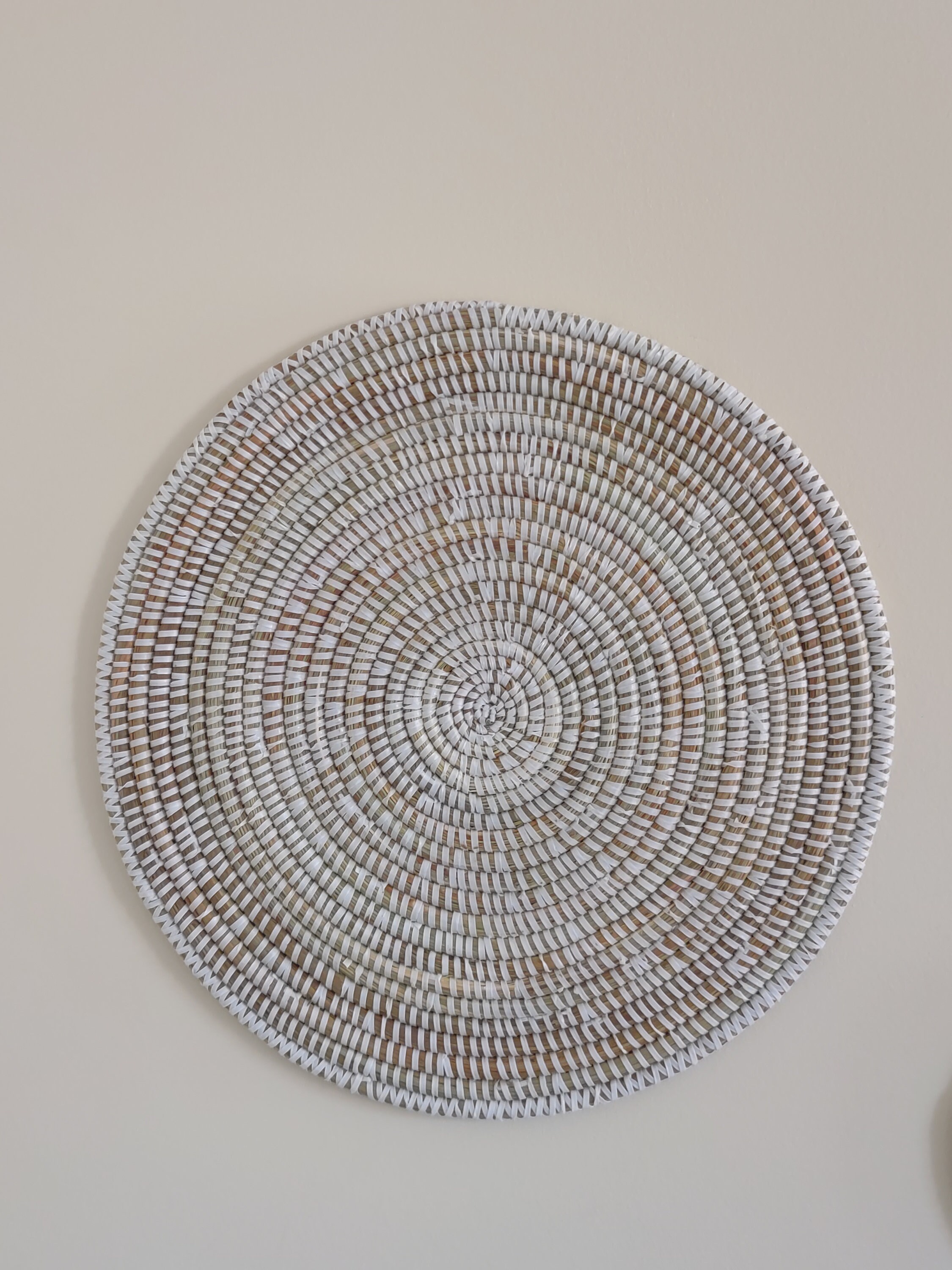 Wall Hanging Plate set Wall Décor Plates Woven Wall plates Etsy