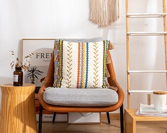 Chlophy White Rectangle Cushion Cover Boho 12x20 30x50CM Set of 2 Pack Bolster Cushion Covers Tassel Fringe Decorative Bohemian Quilted Textured Matelasse Cotton Moroccan Lumbar Pillow Cover Jacquard Chlophy White Rectangle Cushion Cover Boho 12x20 30x50CM Set of 2 Pack Bolster Cushion Covers Tassel Fringe Decorative Bohemian Quilted Textured Matelasse Cotton Moroccan Lumbar Pillow Cover Jacquard