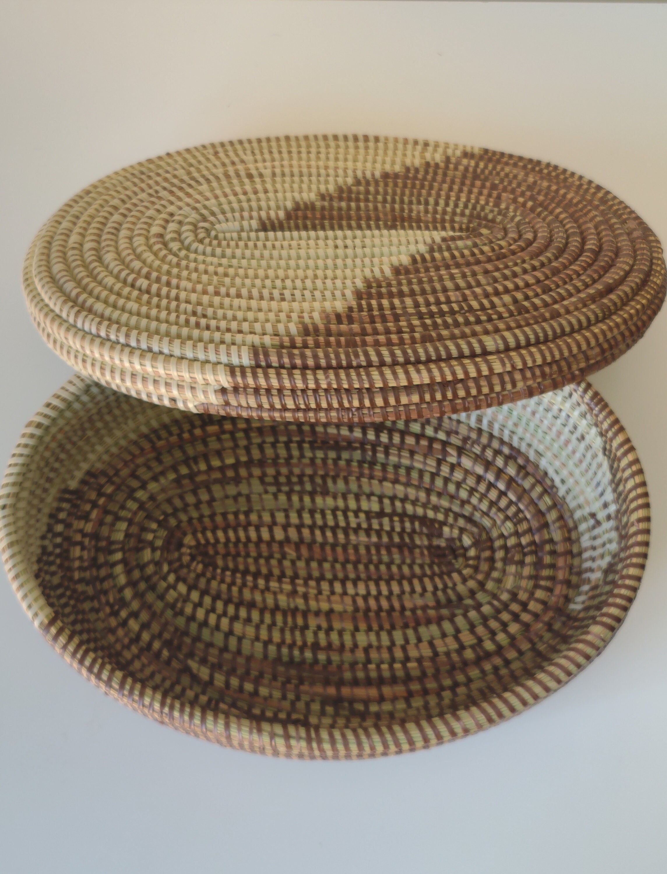 Afrikanischen Deckel Korb dekorative Lagerung Deckel | Etsy