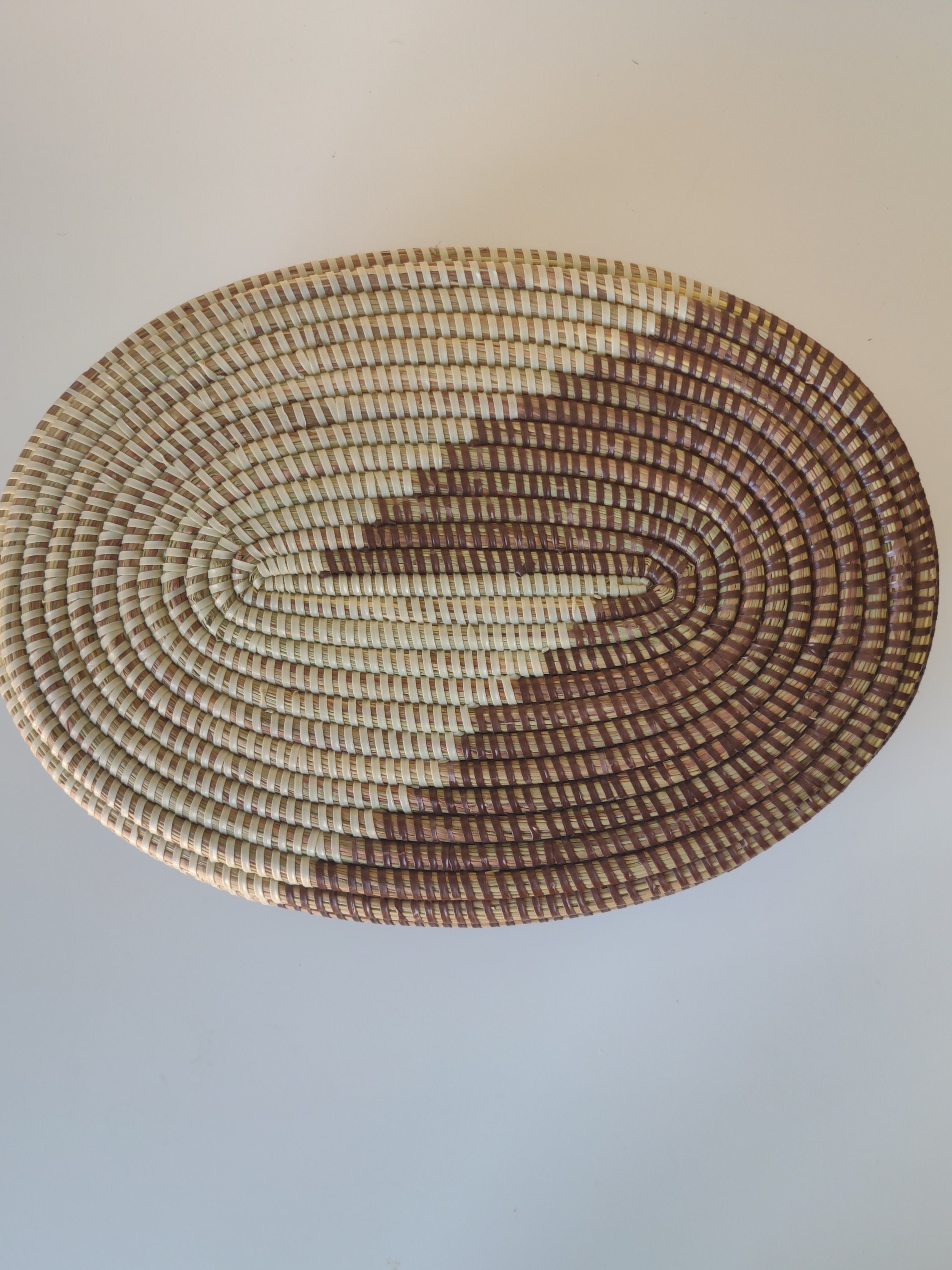 Afrikanischen Deckel Korb dekorative Lagerung Deckel | Etsy