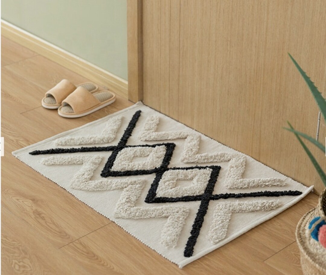 Boho Door Mat/ Farmhouse Door Mat/ Housewarming Door Mat/ Modern Nordic
