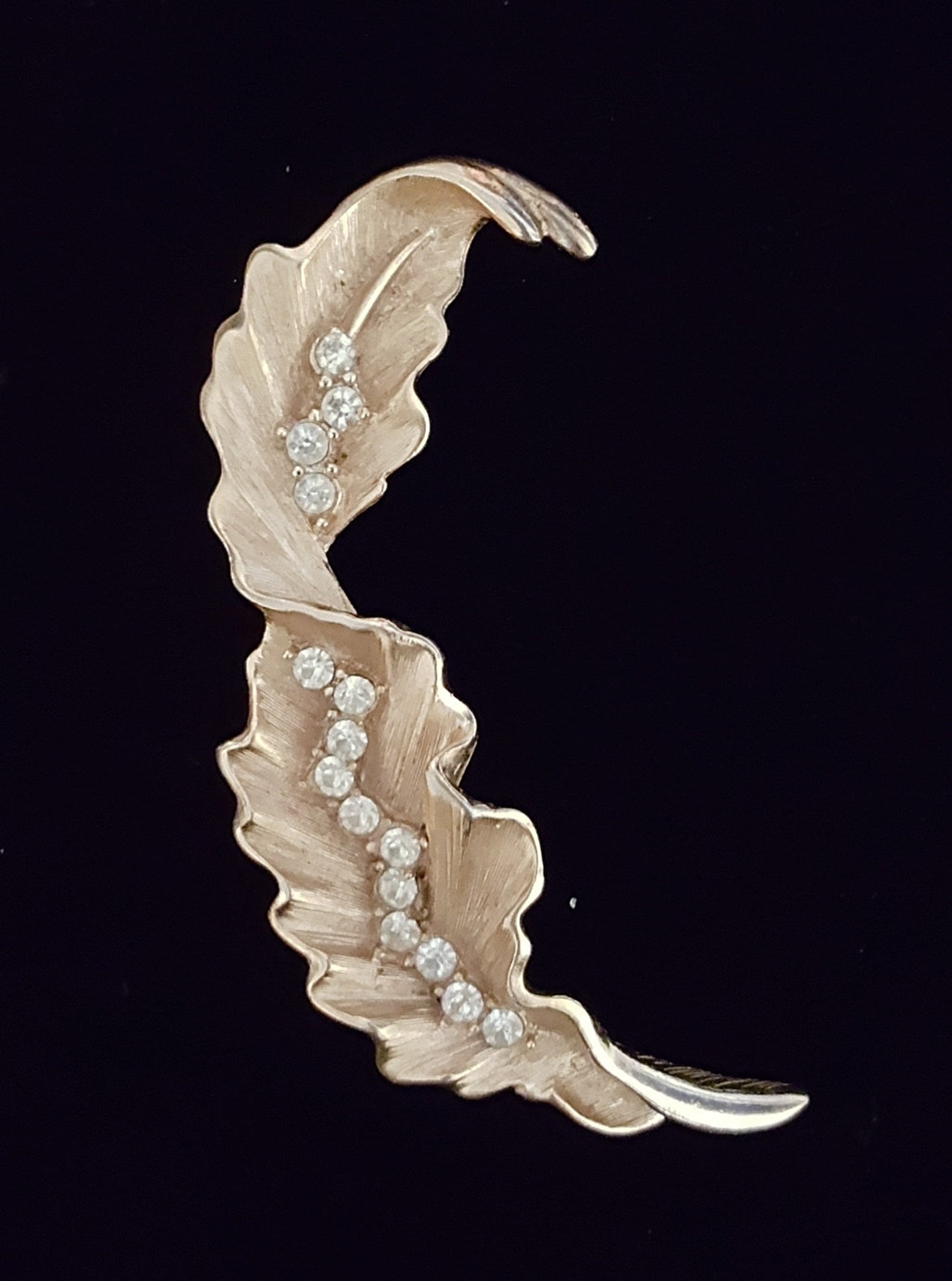 Vintage Trifari Leaf Brooch Etsy