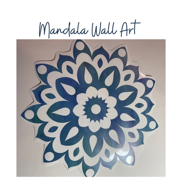 Mandala, Wall Art, Rangoloi, Watercolors, Removable, Wall Sticker