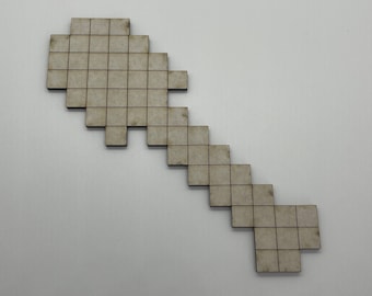 Minecraft Shovel - DIY Coloring - Video Game Arts and Crafts