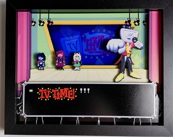 Deltarune - TV TIME - 8x10 3D Shadow Box!