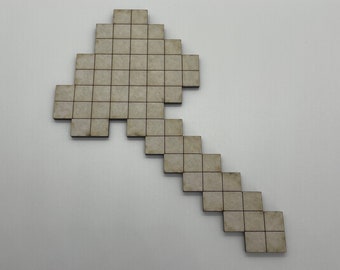 Minecraft Axe - DIY Coloring - Video Game Arts and Crafts