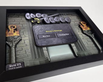 RuneScape - ¡Caja de sombras 3D de 8x10"!